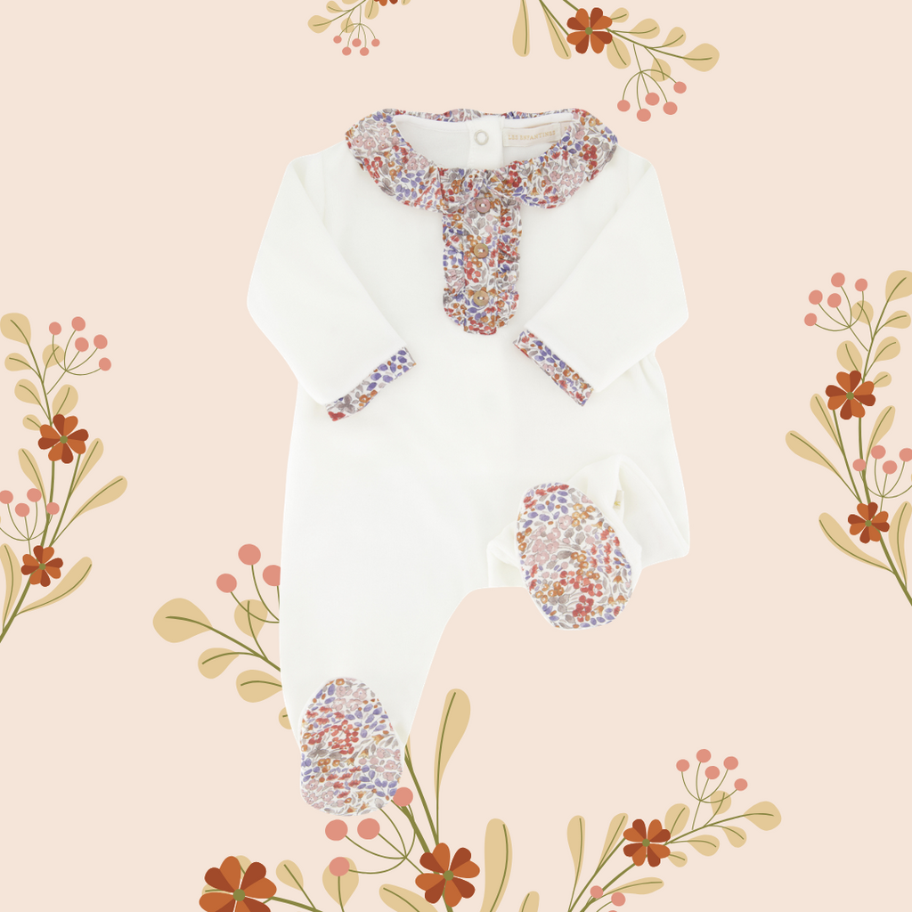 Pyjama Loup Fleurs Séchées