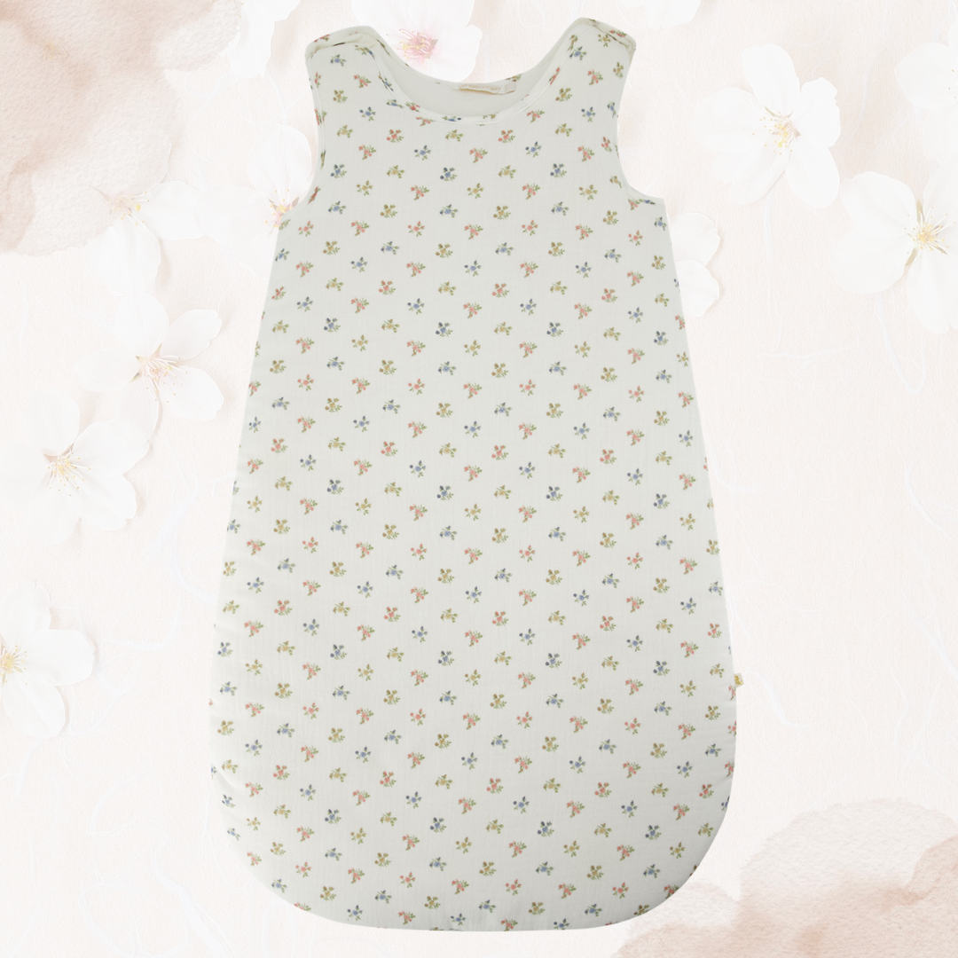 Gigoteuse gaze petites fleurs