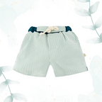Maillot de bain crabe rayures quartz