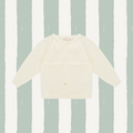 Cardigan laine Chevreuil blanc éclatant