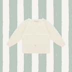 Cardigan laine Chevreuil blanc éclatant