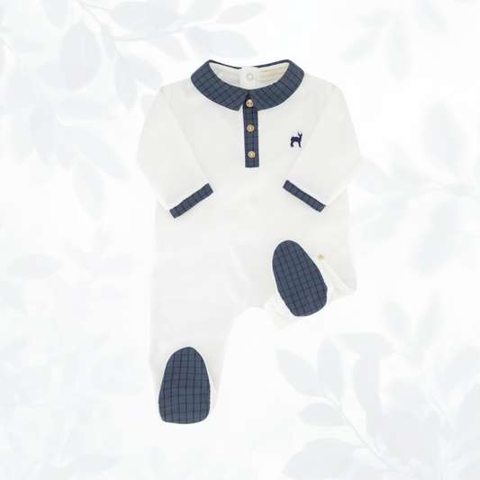 Pyjama loup carreaux moonlight