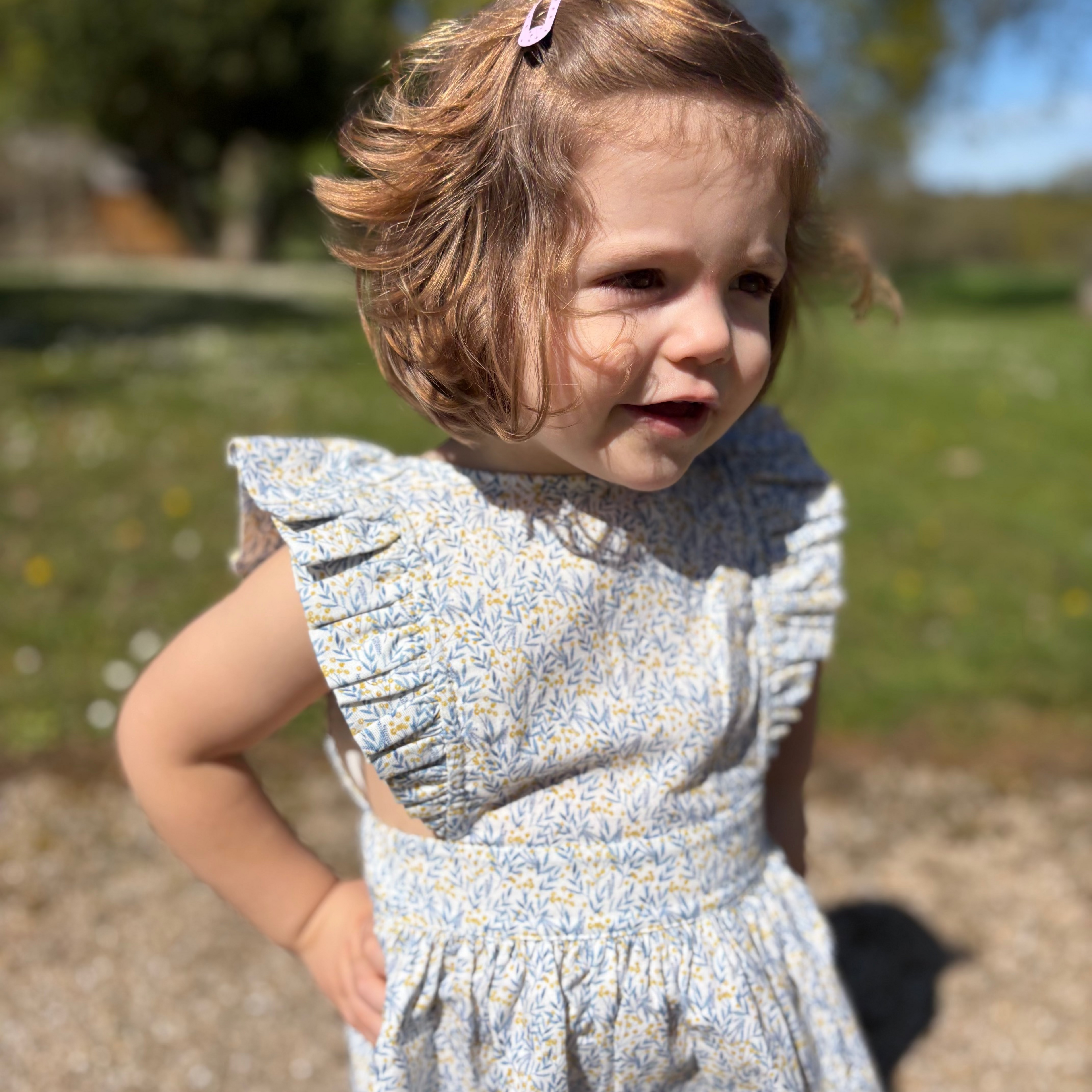 Robe Autruche mimosa