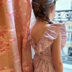 Robe Autruche camelia