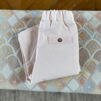 Pantalon belette toile rose Les Enfantines