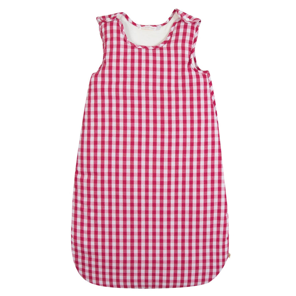 Gigoteuse Vichy framboise Les Enfantines
