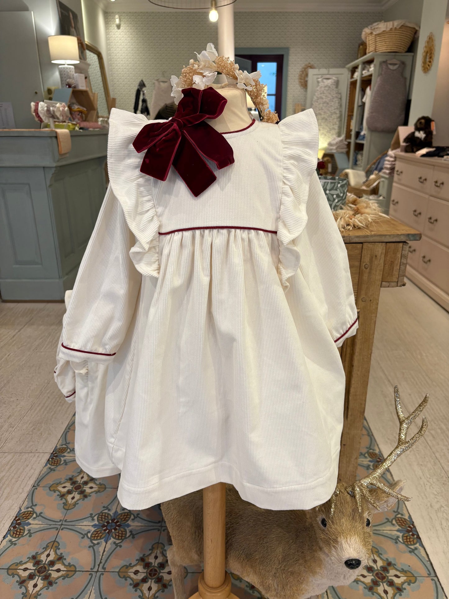 Robe Hirondelle crème Les Enfantines