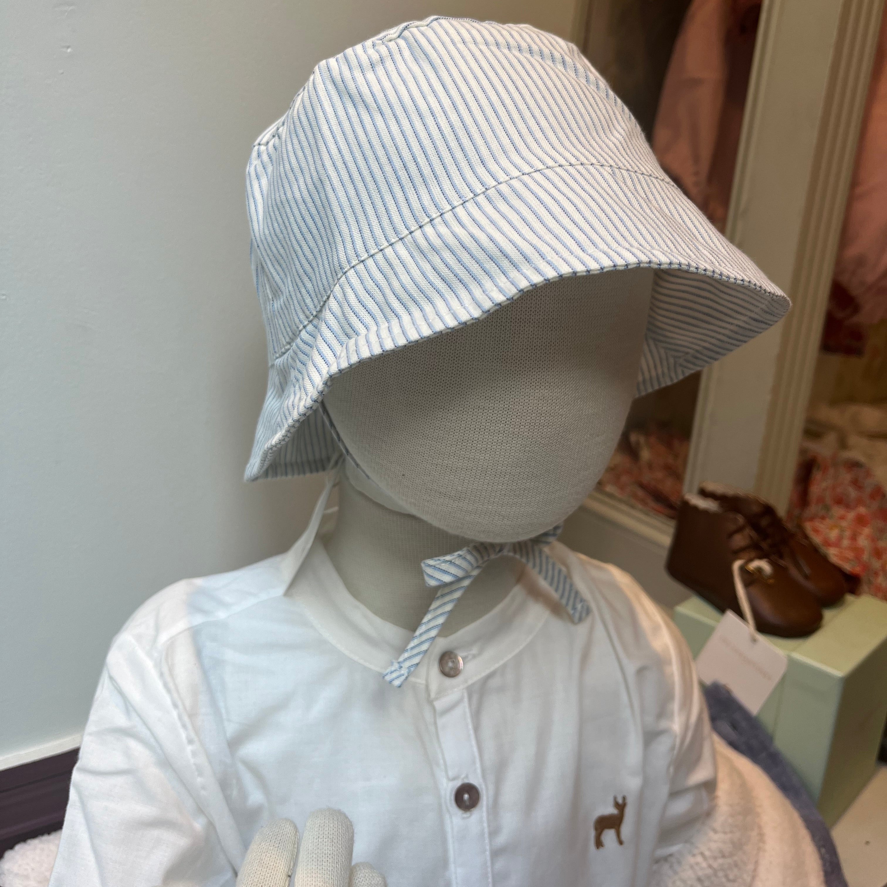 Chapeau alouette rayure azur Les Enfantines