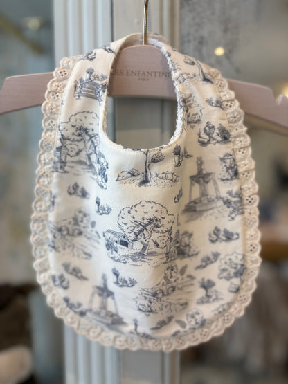 Bavoir chamois mouton a la maison