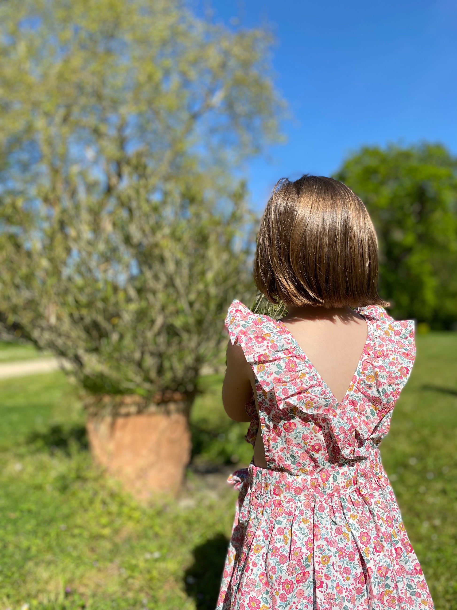 Robe Autruche amaryllis Les Enfantines