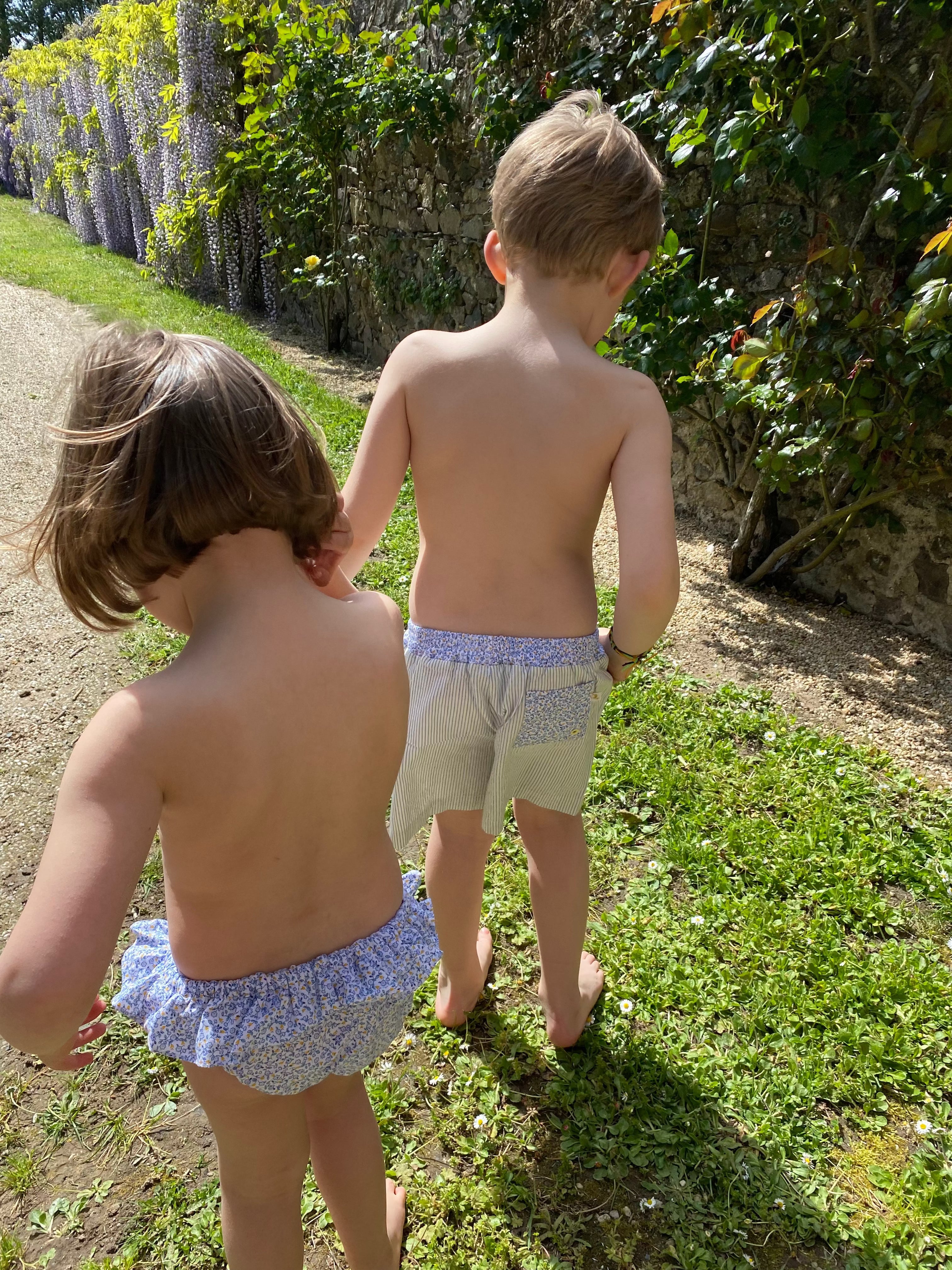 Maillot de bain méduse bouton d'or Les Enfantines