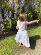 Robe autruche Damier blanc Les Enfantines