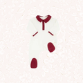 Pyjama loup vichy pivoine