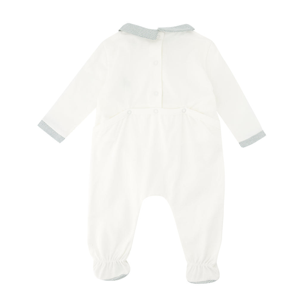 Pyjama loup rayures vertes Les Enfantines