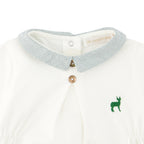 Pyjama loup rayures vertes Les Enfantines