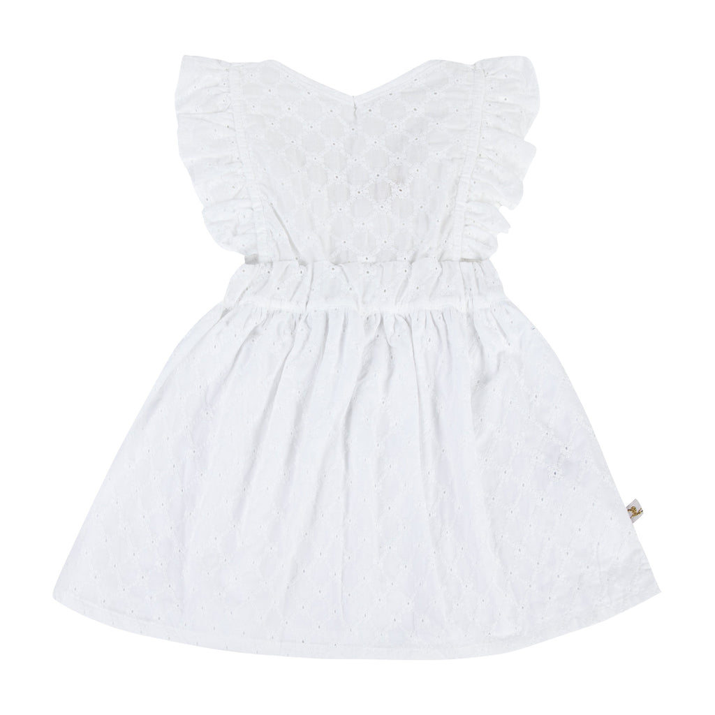 Robe autruche Damier blanc Les Enfantines
