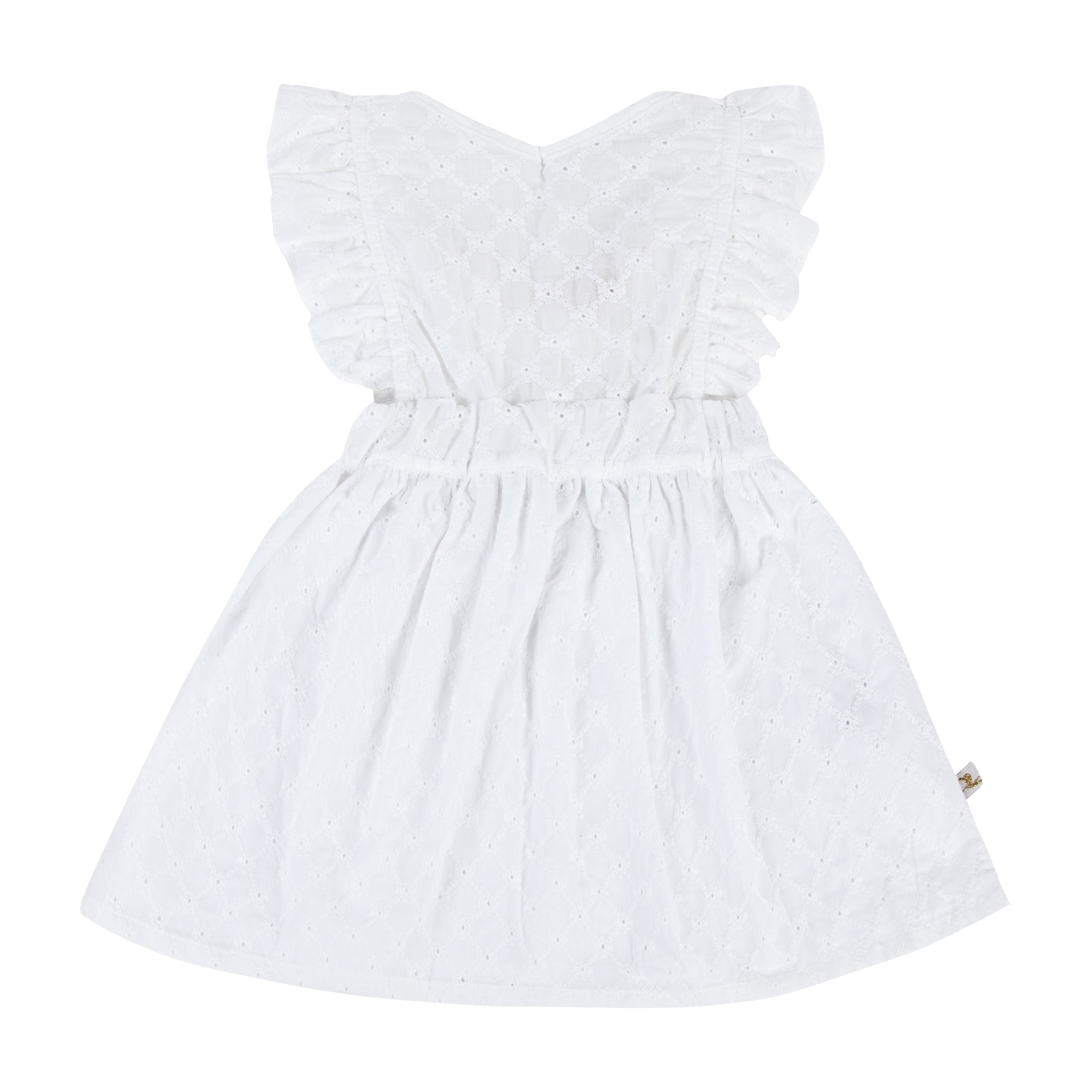 Robe autruche Damier blanc Les Enfantines