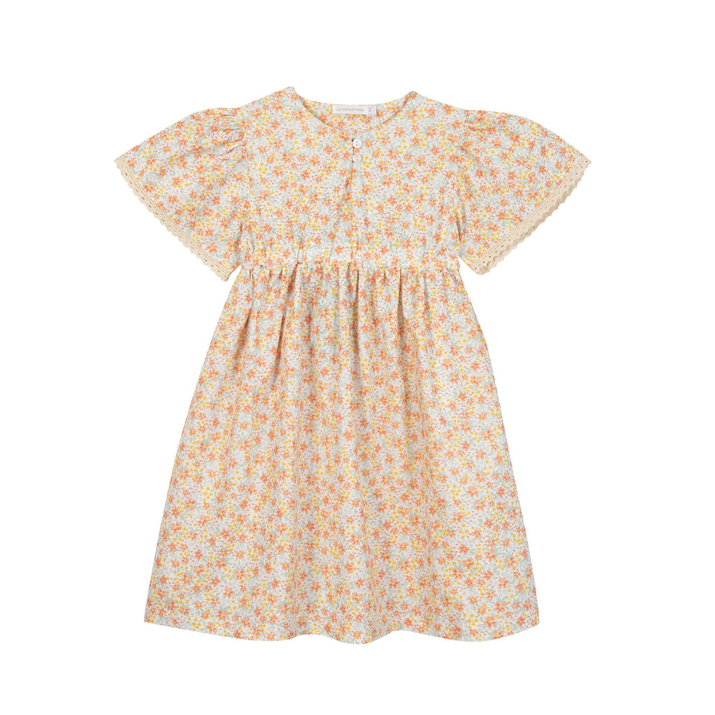 Robe Flamant orange sanguine Les Enfantines