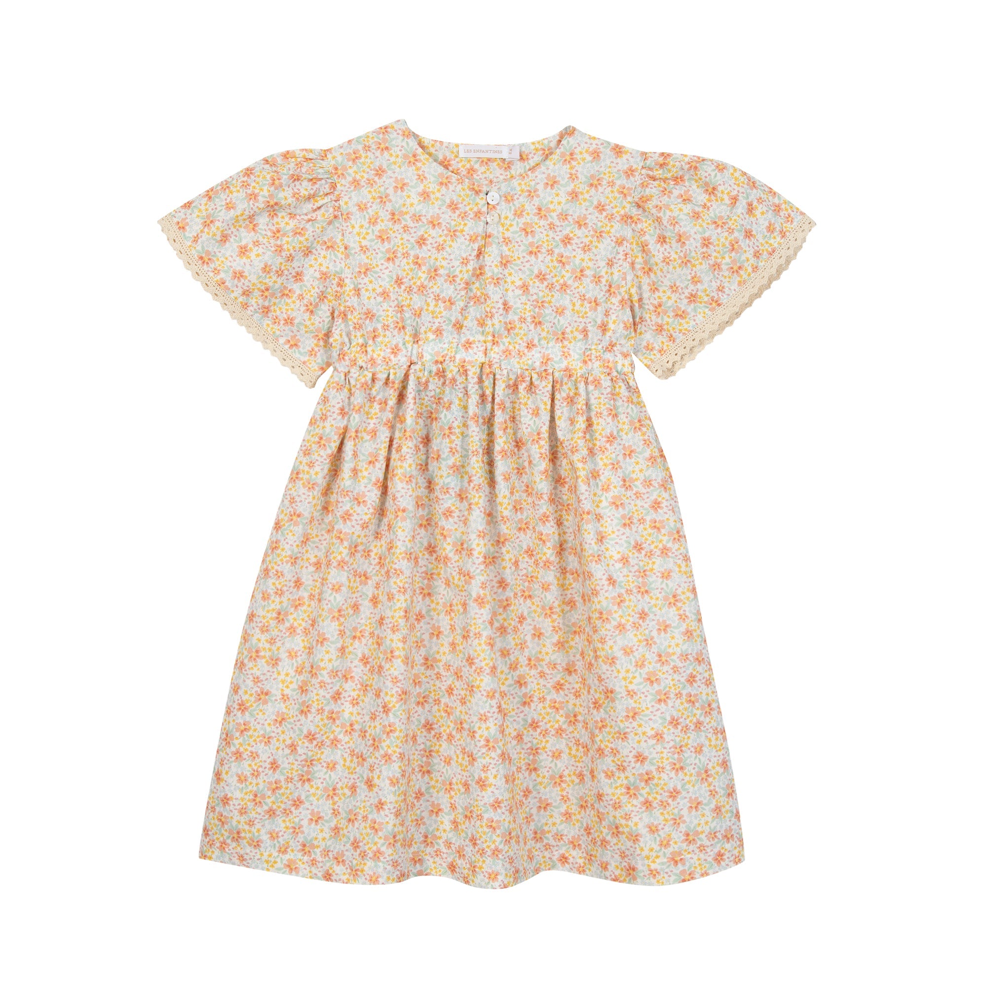 Robe Flamant orange sanguine Les Enfantines