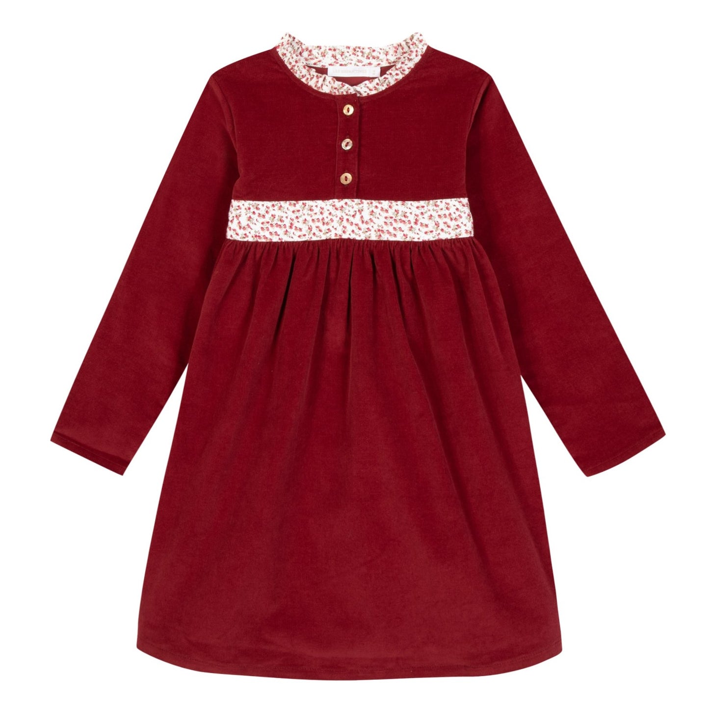 Robe heron velours vieux rose (Copie) Les Enfantines