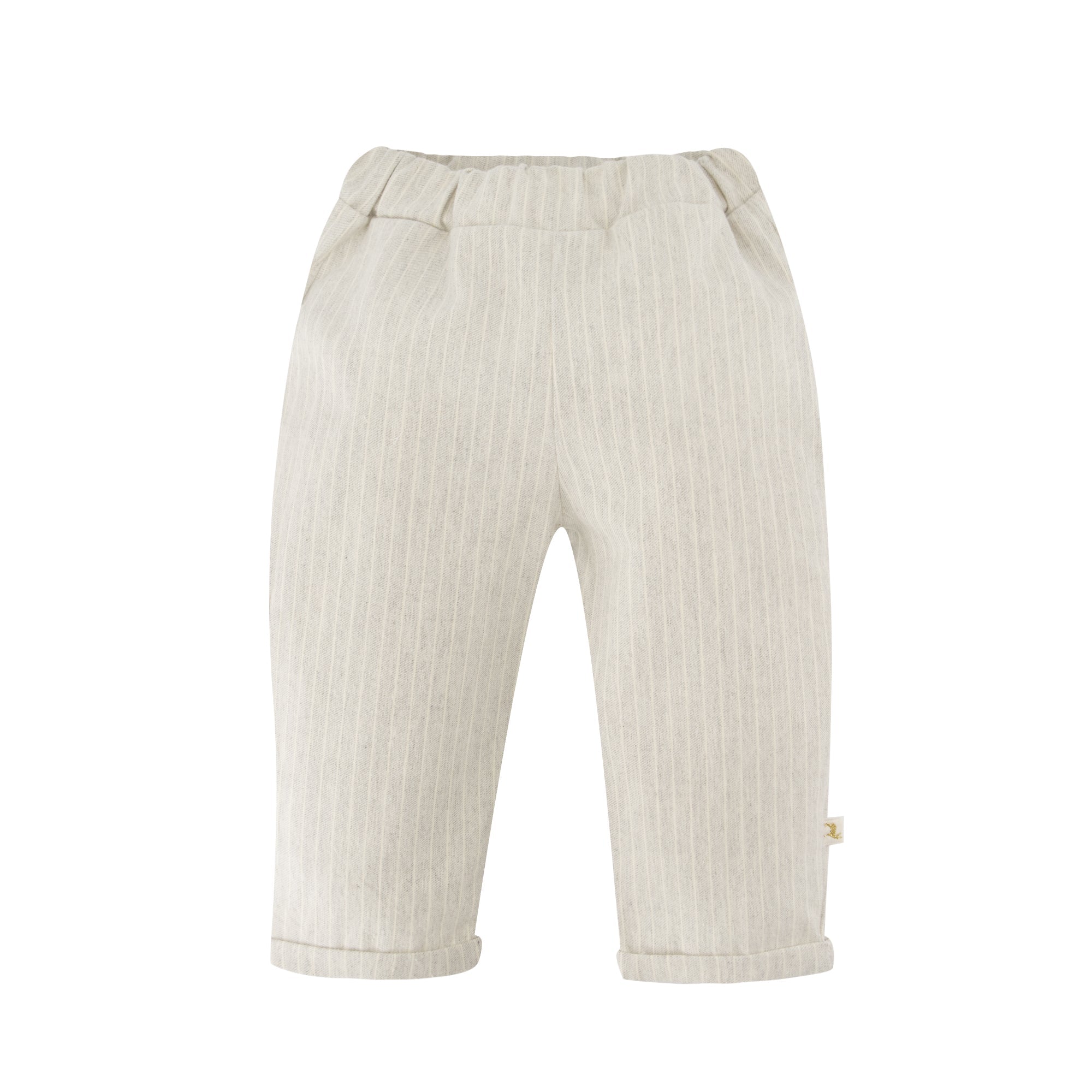 Sarouel Hérisson Flanelle perle Les Enfantines