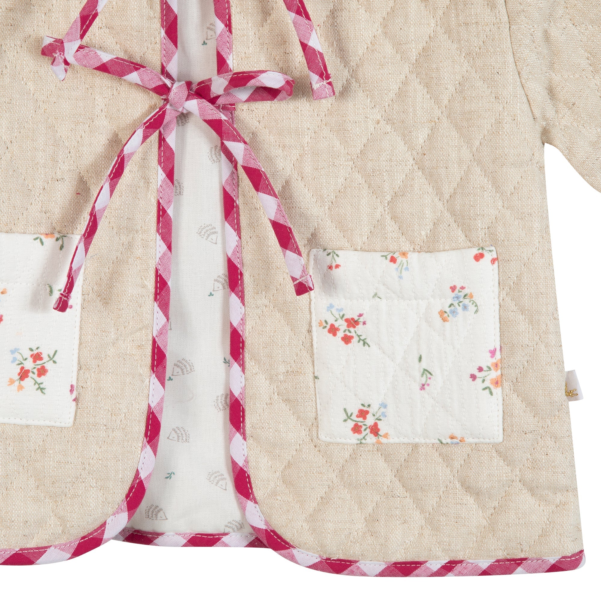 Veste Patchwork Fleurie les enfantines