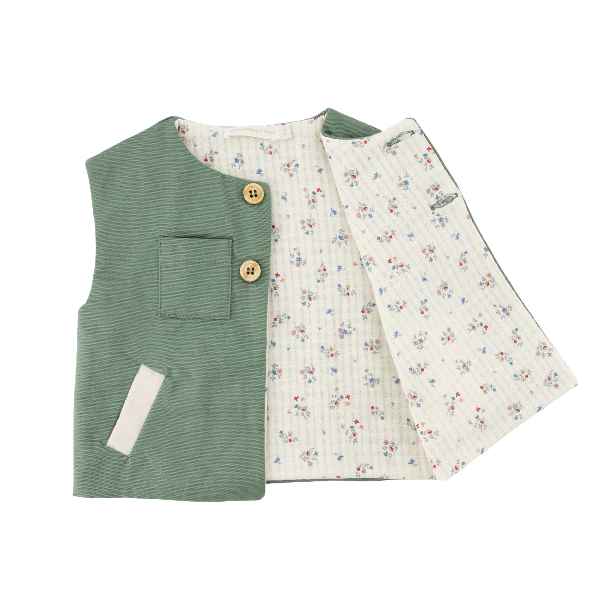 Veste tortue forêt Les Enfantines