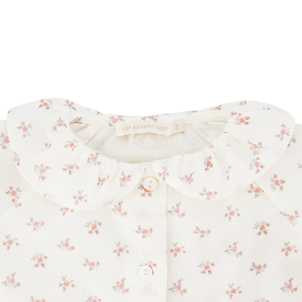 Blouse Papillon Roses de Ronsard