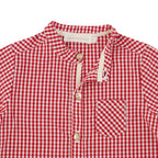 Blouse frelon vichy pivoine les enfantines