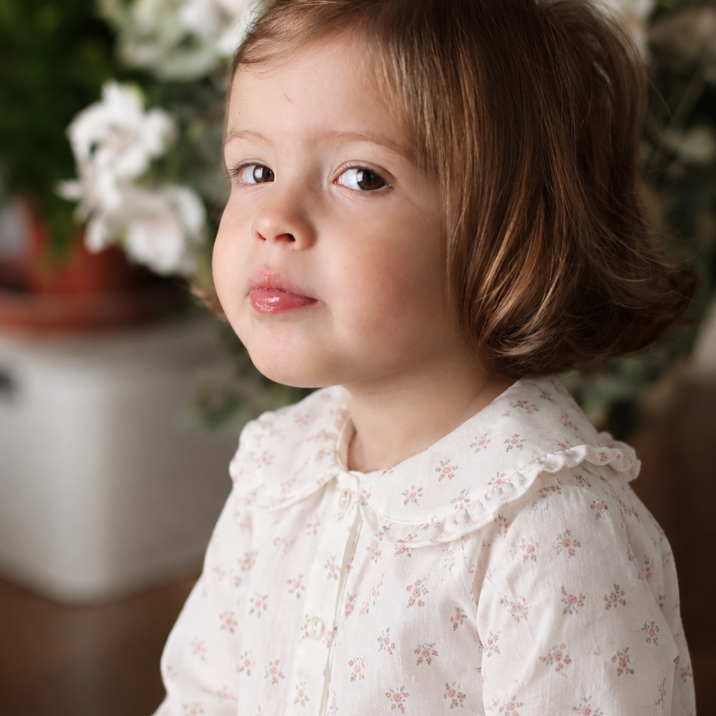 Blouse Papillon Roses de Ronsard