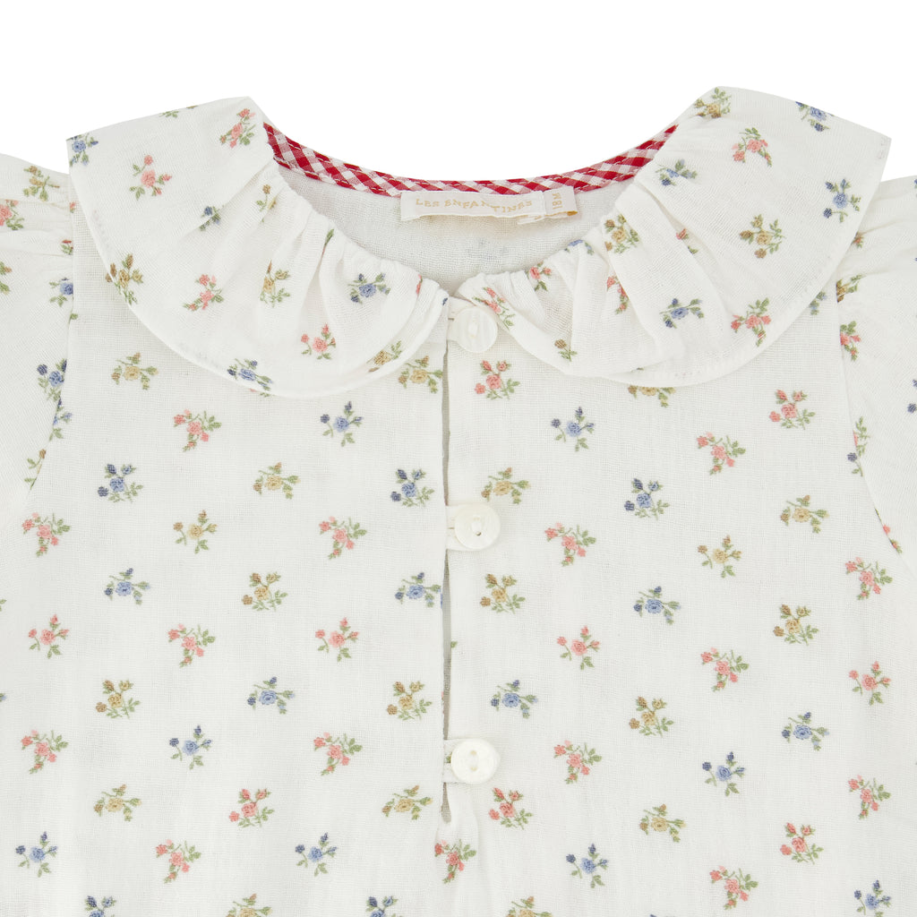 Chemise de Nuit gaze petites fleurs