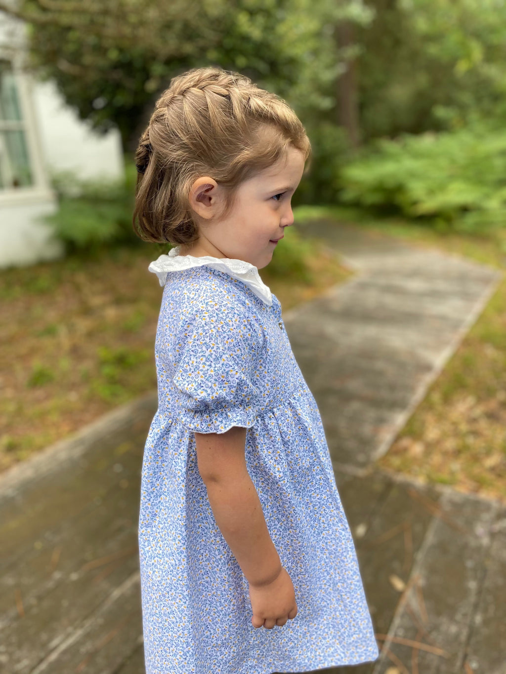 Robe coquerelle bouton d'or Les Enfantines