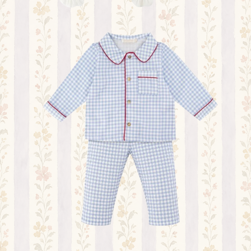 Pyjama Loir Vichy Ciel Entier