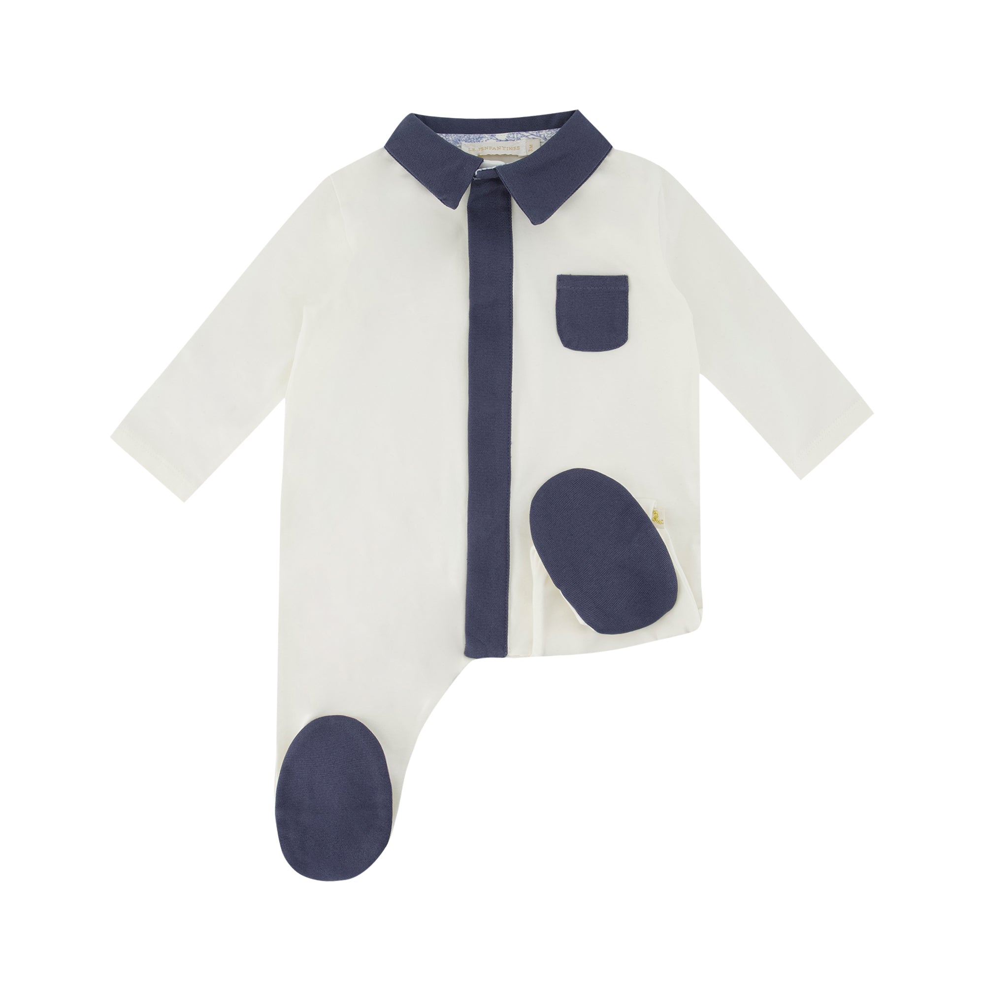 Pyjama Éléphant bleu mer