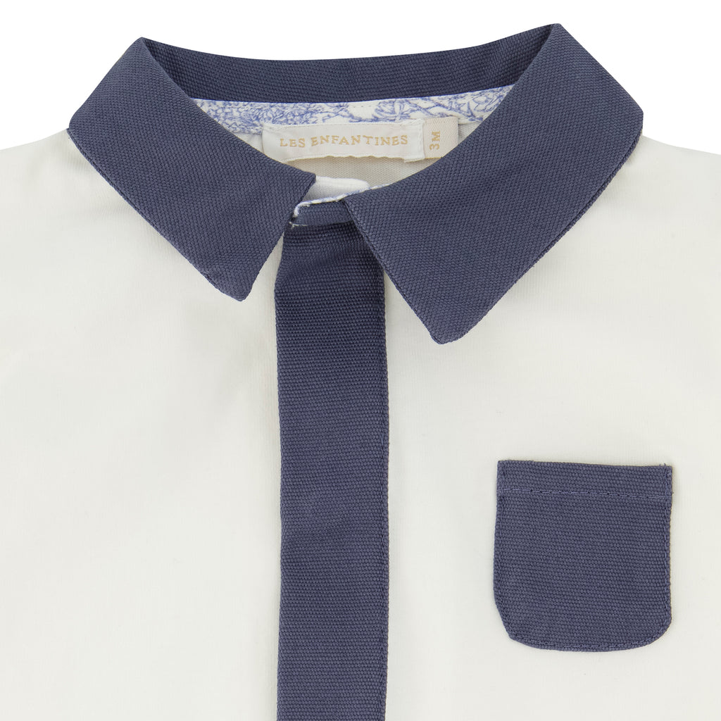 Pyjama Éléphant bleu mer