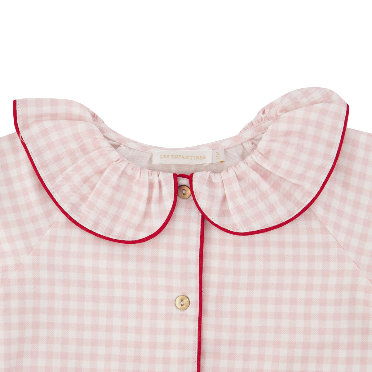 Pyjama Lionne Vichy Rose Layette