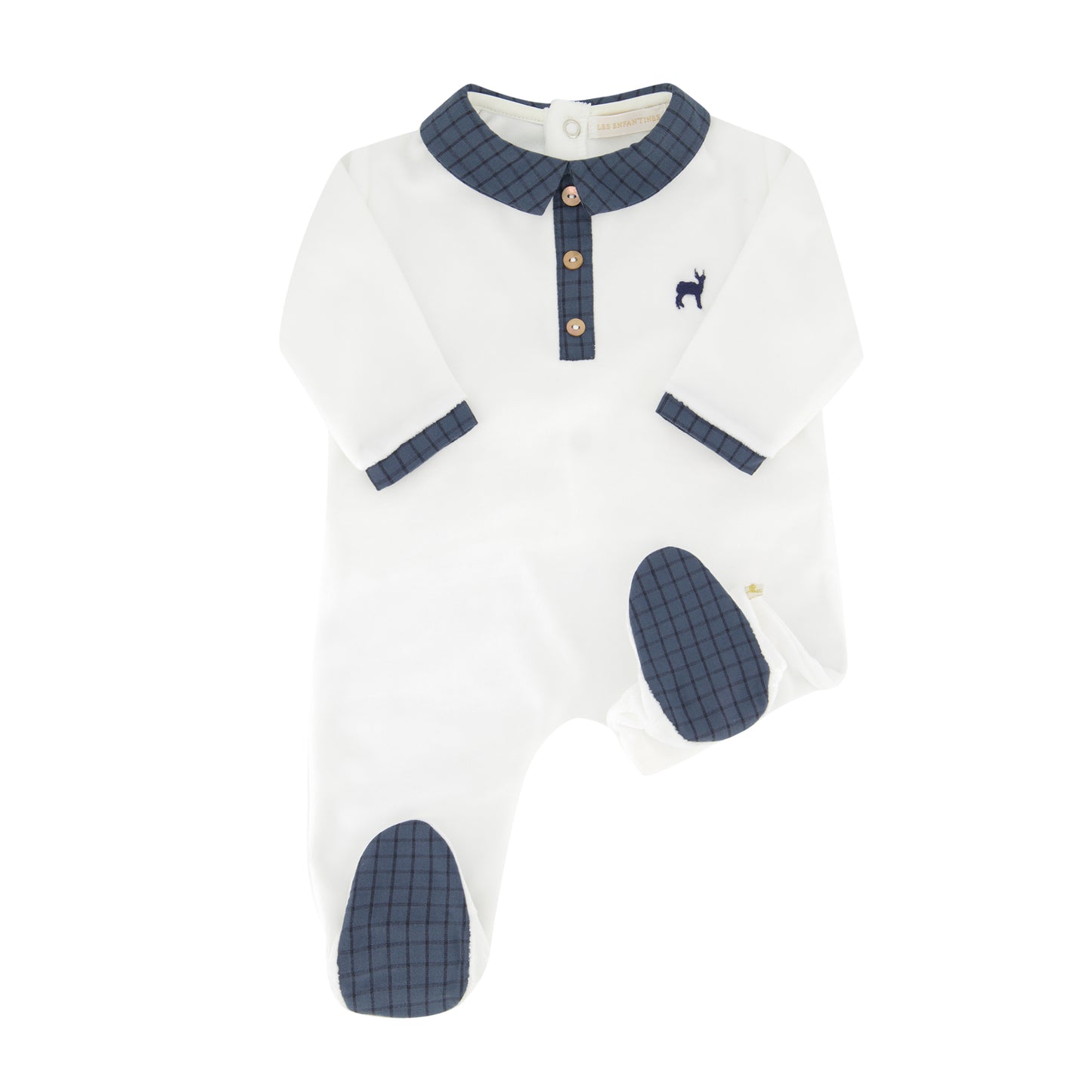 Pyjama loup carreaux moonlight les enfantines