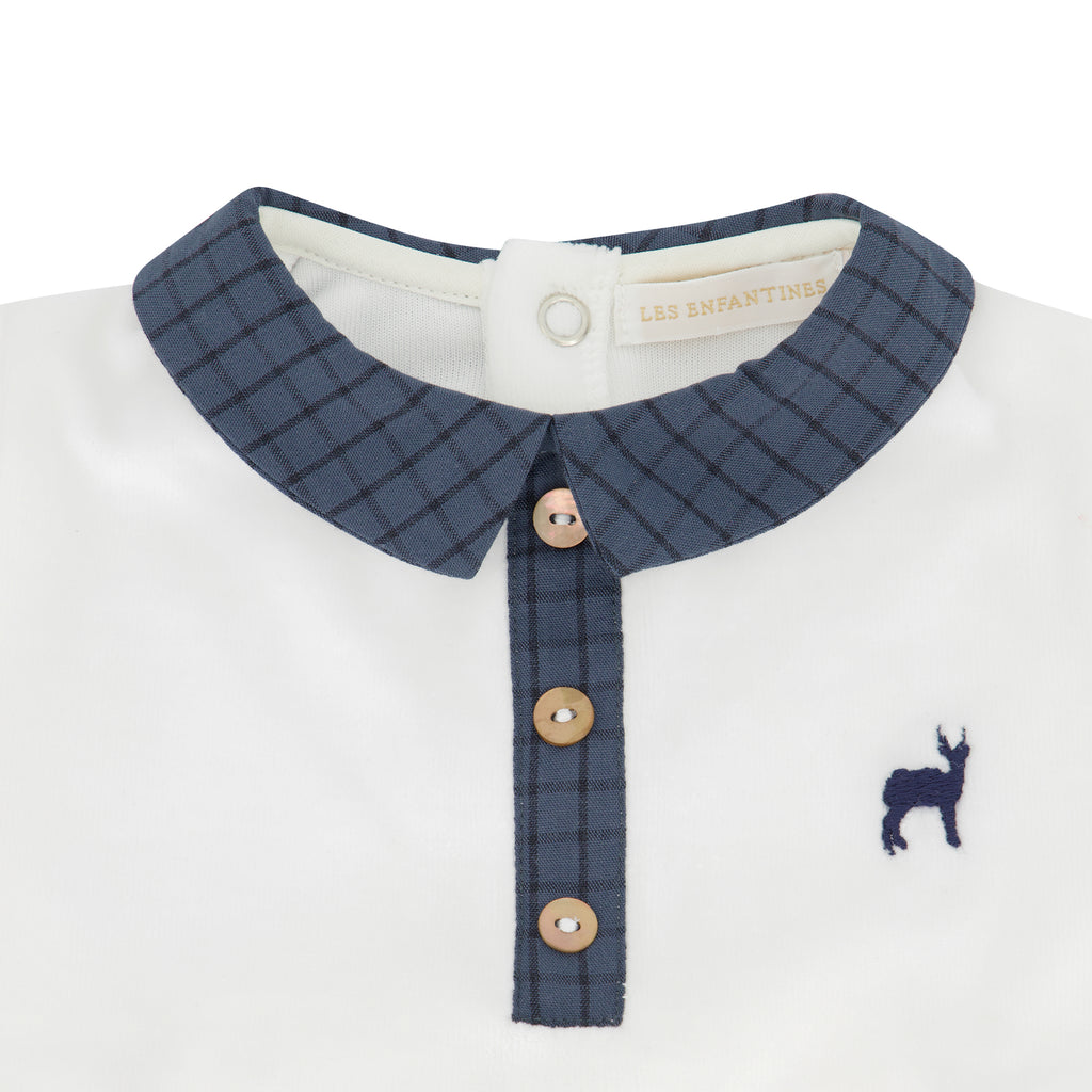 Pyjama loup carreaux moonlight les enfantines