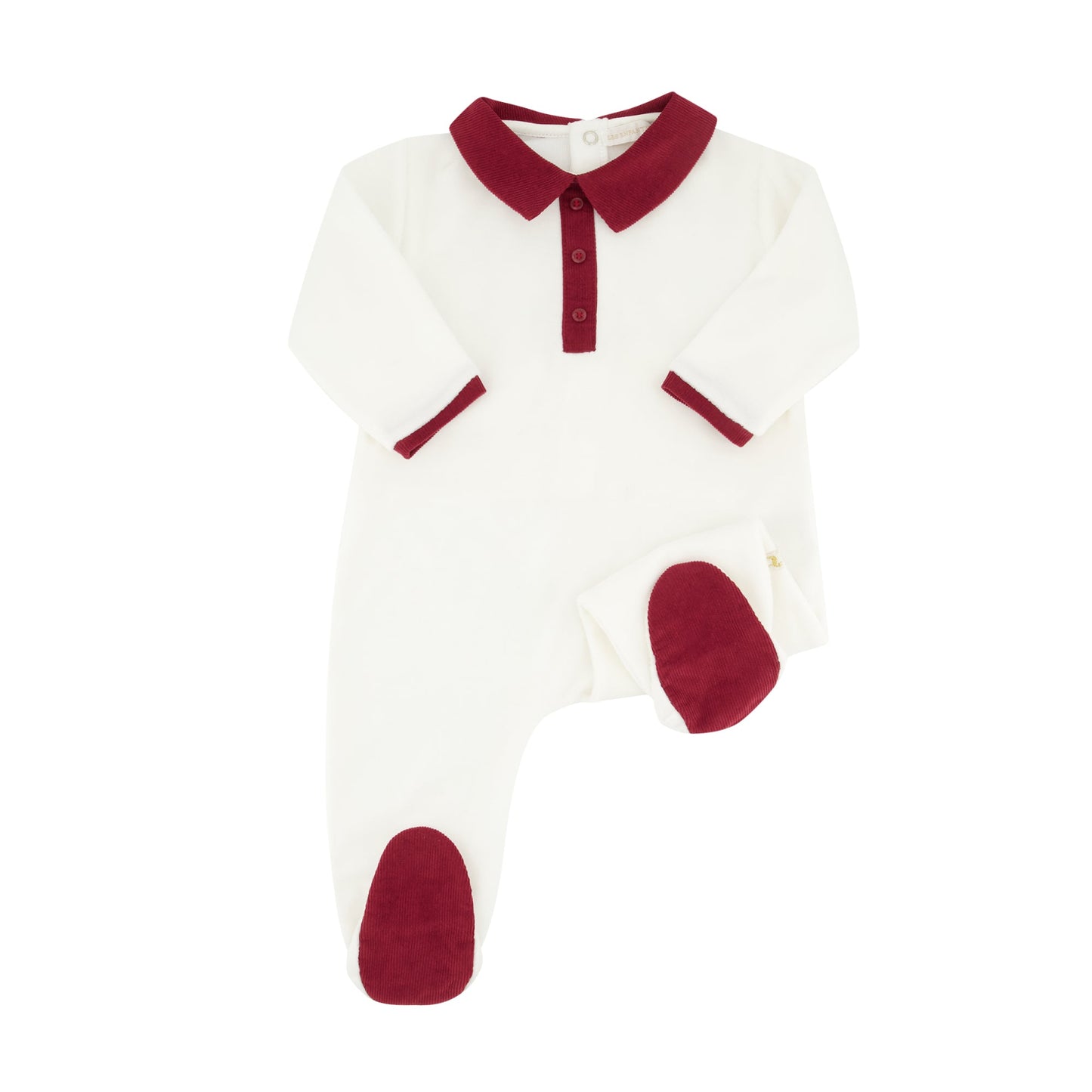 Pyjama loup vichy pivoine les enfantines