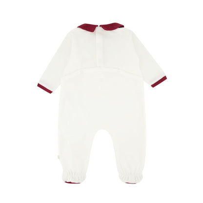 Pyjama loup vichy pivoine les enfantines