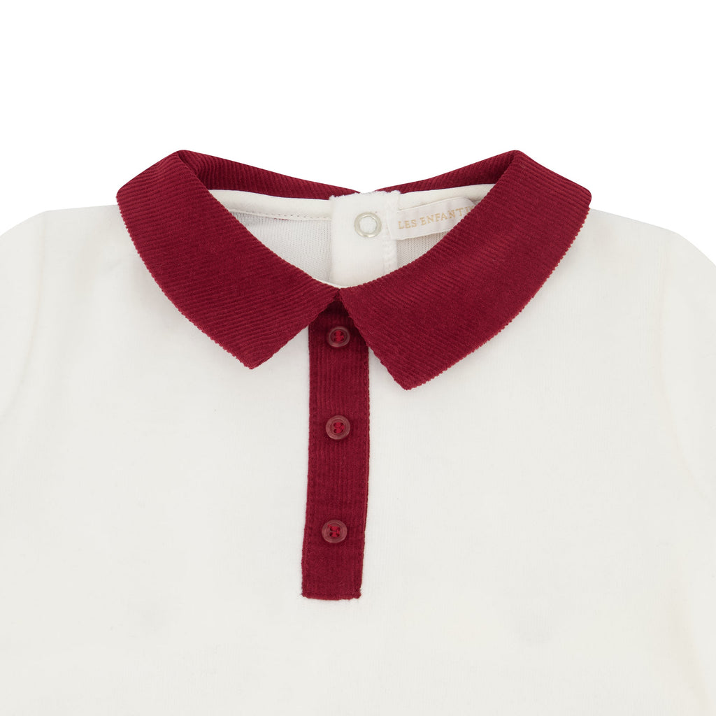 Pyjama loup vichy pivoine les enfantines