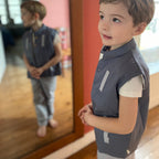 Veste tortue toile jean Les Enfantines