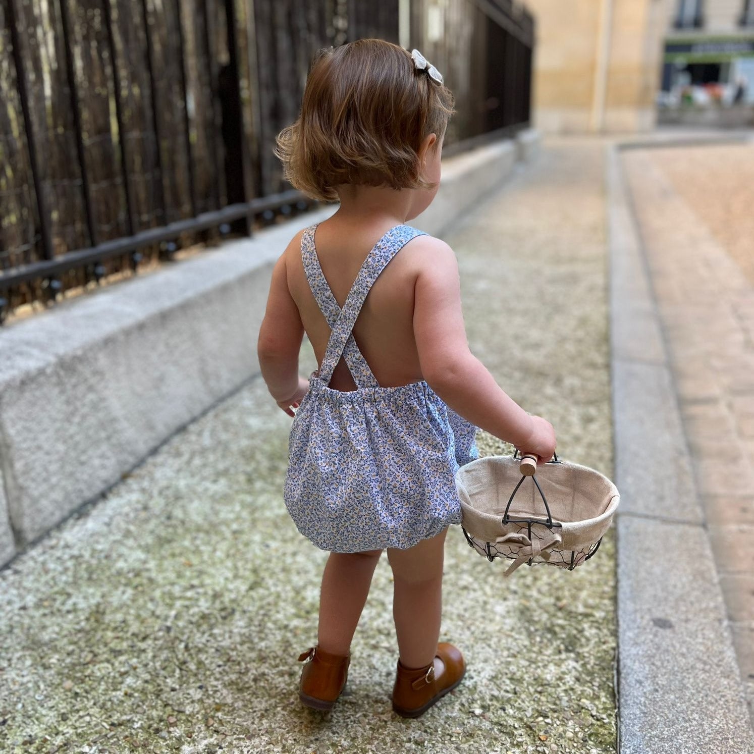 Barboteuse Loutre boutons d'or Les Enfantines