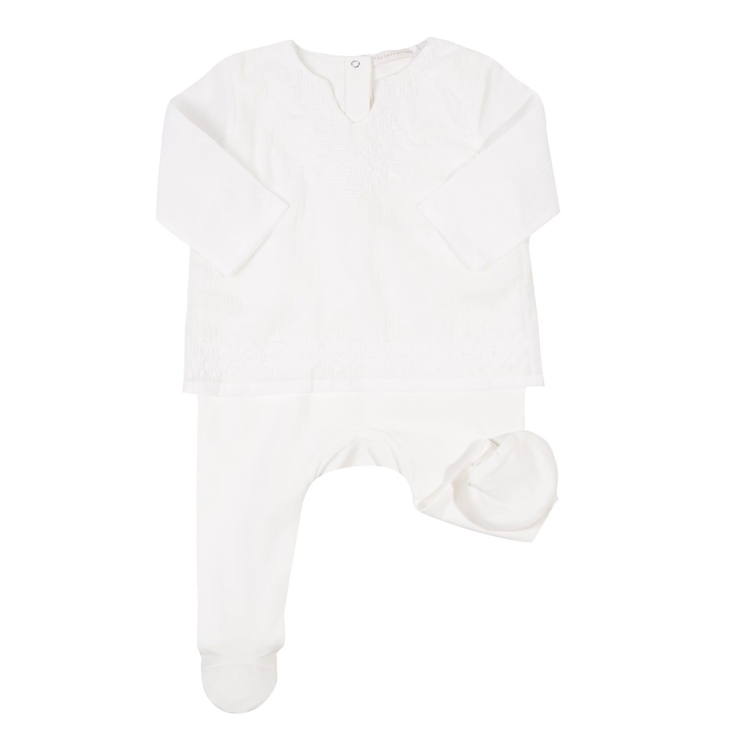 Pyjama blouse Criquet blanc les enfantines