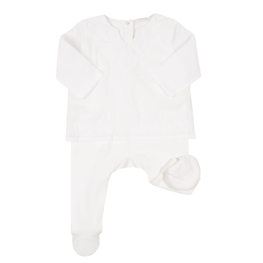 Pyjama blouse Criquet blanc les enfantines
