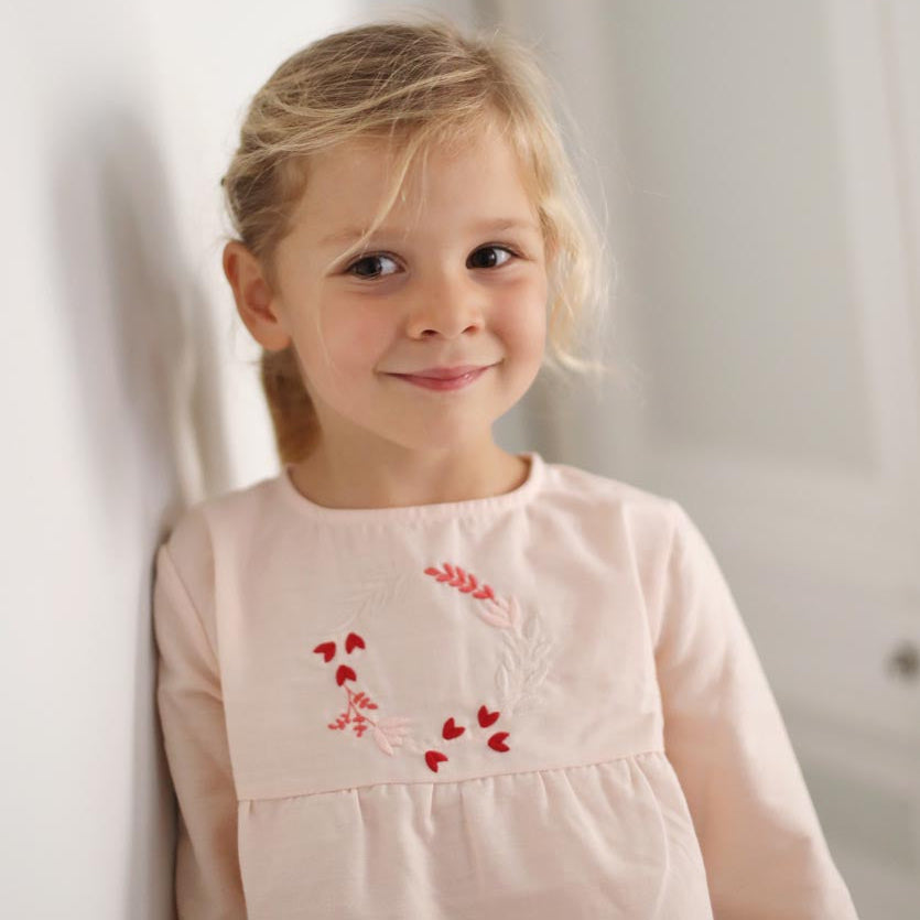 Blouse Dauphin rose pale Les Enfantines
