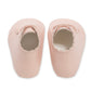 chaussures bottines cuir rose les enfantines