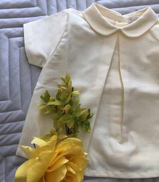 Blouse Calao Oxford jaune les enfantines