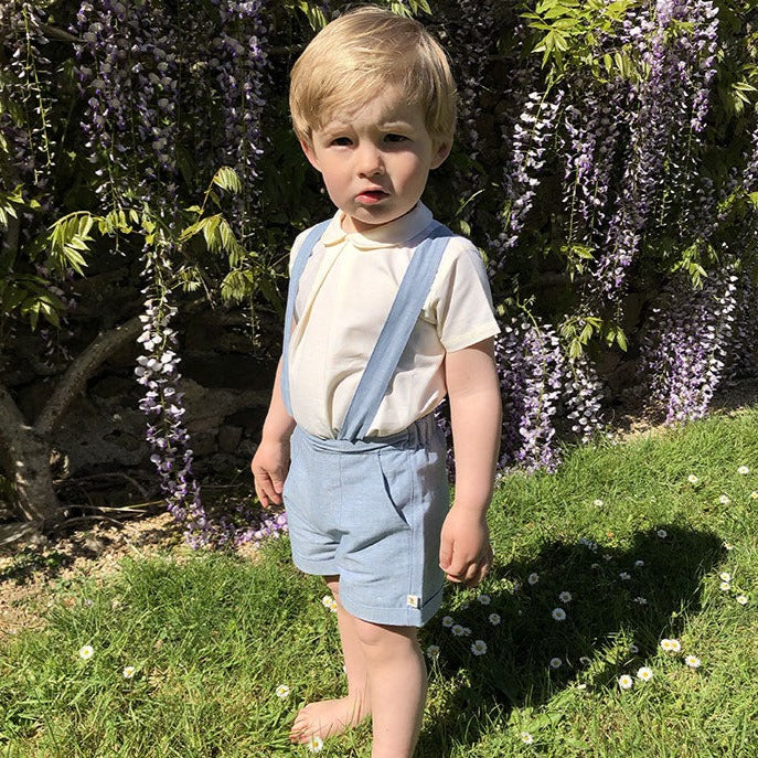 Blouse Calao Oxford jaune Les Enfantines