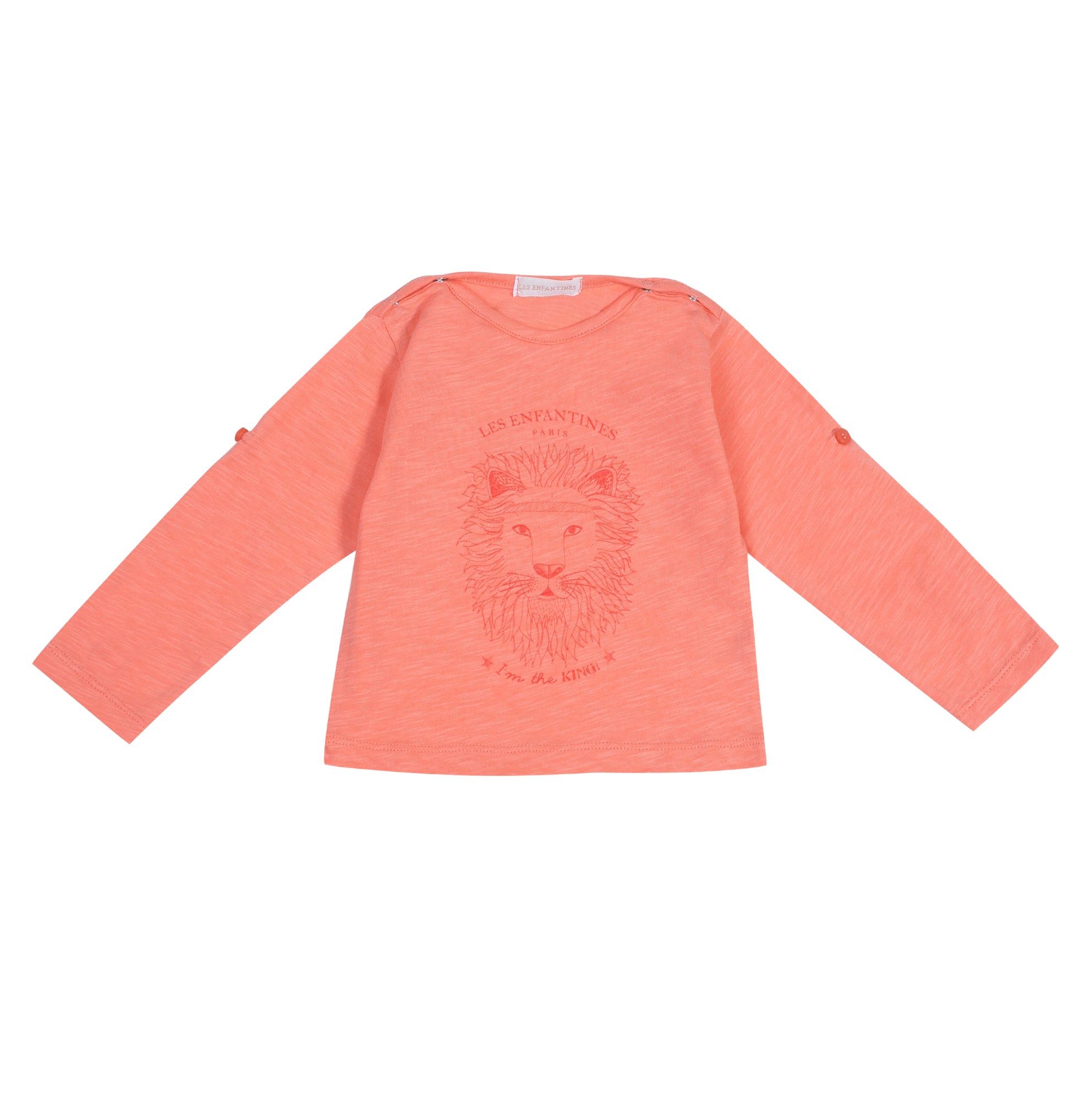 t-shirt manchot abricot Les Enfantines